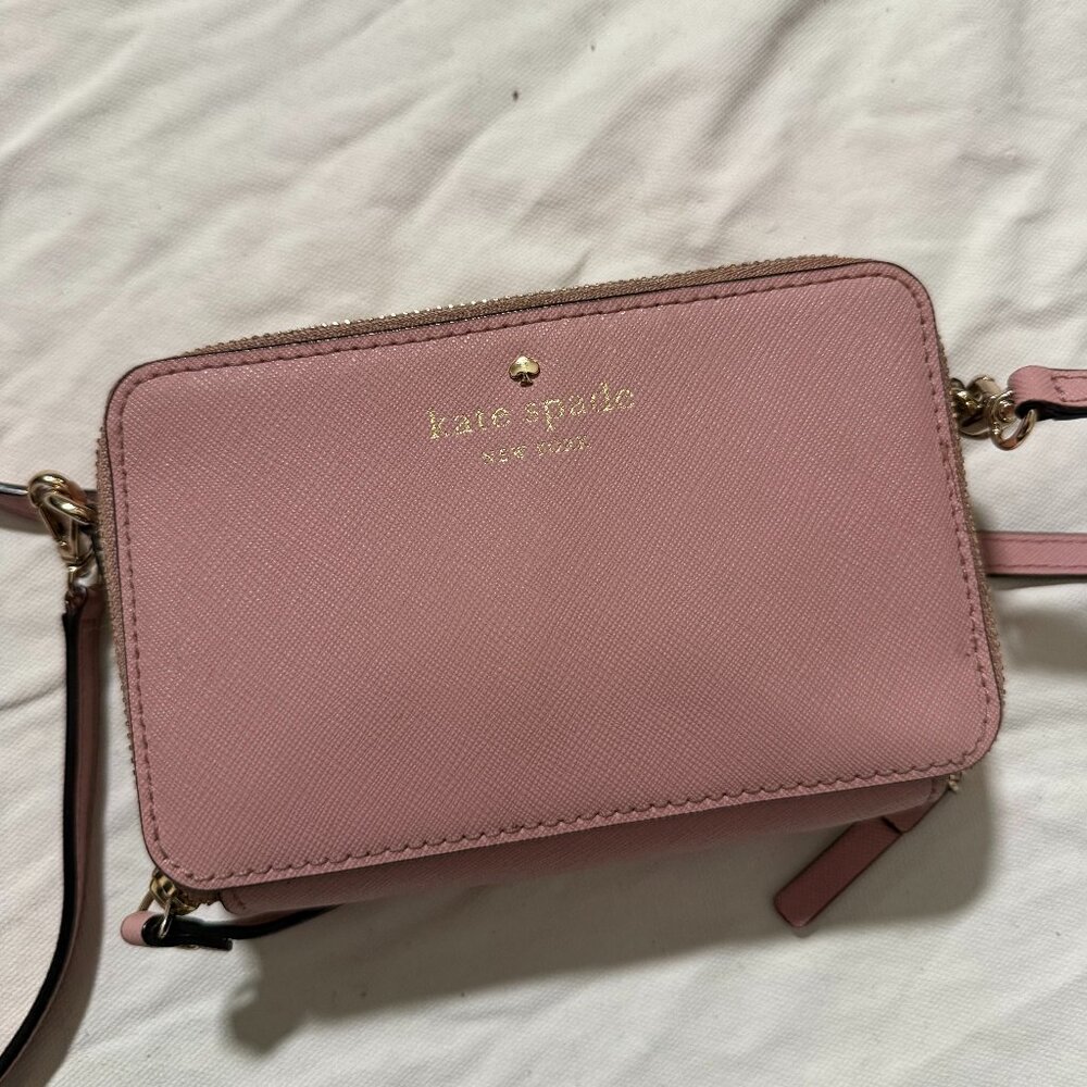 Kate Spade NY Blush Pink Wallet Crossbody Bag